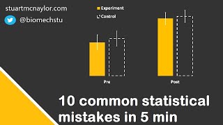 Ten Statistical Mistakes in 5 Min [upl. by Ramahs]